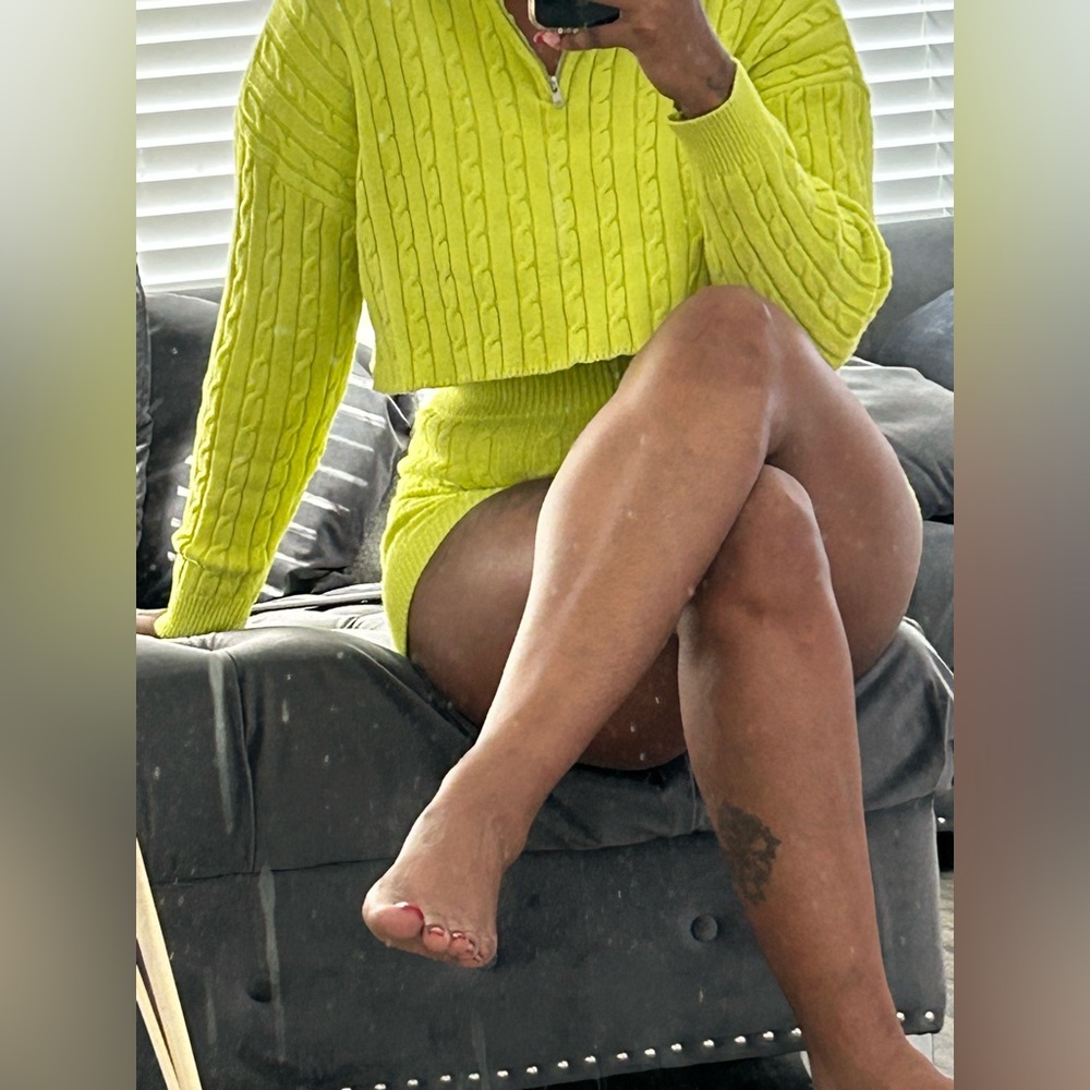 Sweater knit set